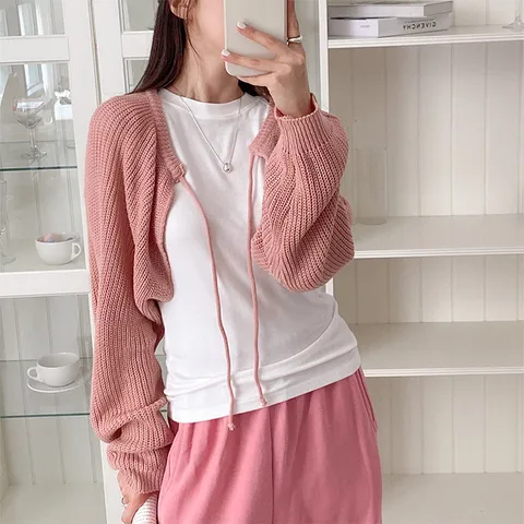 [유어하젤] 셀리코스 볼레로 니트 가디건C_F1874