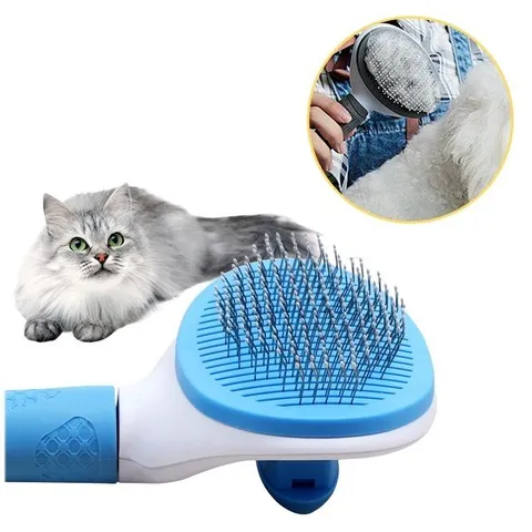 원터치 펫브러쉬 애견미용 털브러쉬 털빗 고양이브러쉬 강아지브러쉬 애완용브러쉬