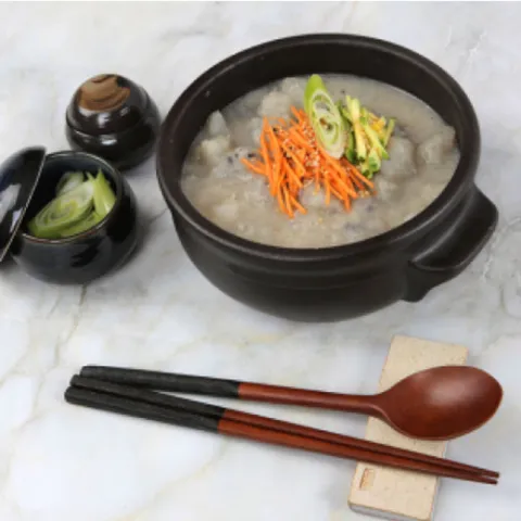 광동감자식품 100% 국산 감자를 사용하여 전통방식으로 만든 감자 옹심이 500g 비건 수제비 냉동 흑임자옹심이