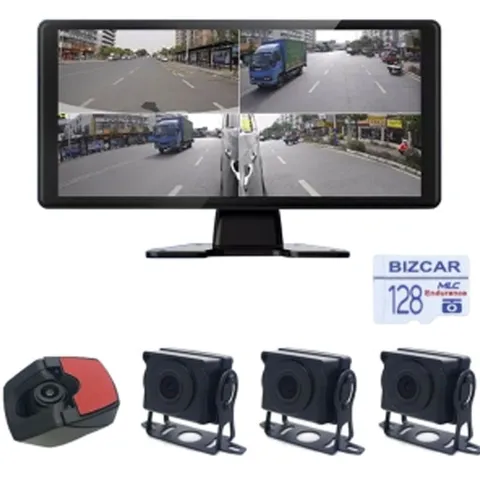 아이링크 4채널 블랙박스 모니터 화물차용 128G 자동차블랙박스 초고화질블랙박스