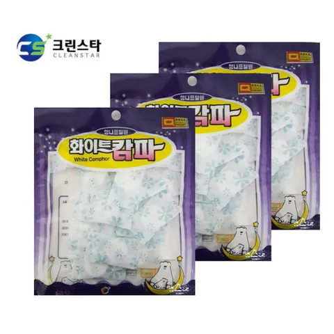 향나프탈렌 방충제 909 화이트캄파 3포장 방충제 나프탈렌 좀약 옷장방충제