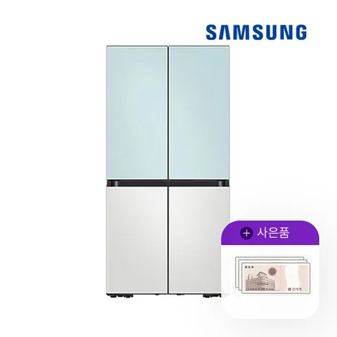 [렌탈] 삼성 비스포크 냉장고 키친핏 615L 블루화이트 RF60C9013