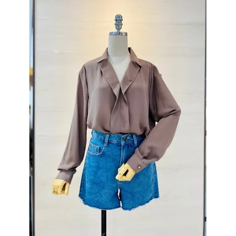 [롯데백화점]미미 카라 쉬폰 블라우스_FF0I7BL0115