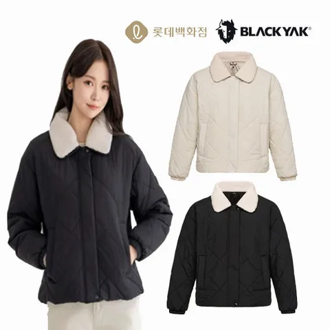 [택가:19.9만](여성) L퍼카라 퀼팅 패딩자켓 3BYPDFU501