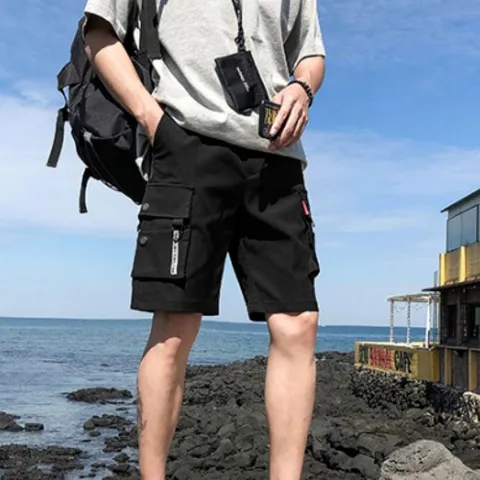 남자하의 반바지 카고팬츠 여름바지 바캉스룩 데일리