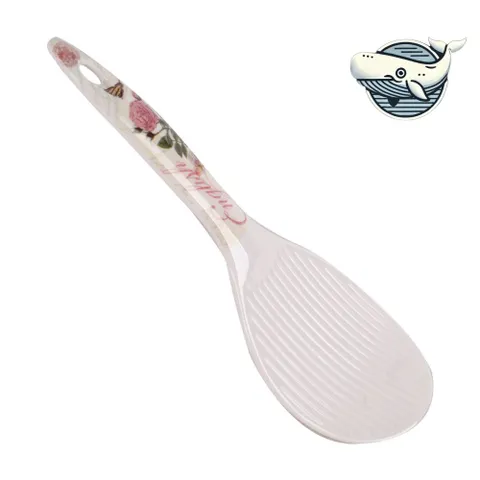 여성용 플라워 디자인 주걱 대형 조리도구 디디샵 밥주걱 쌀주걱 멜라민 가벼운 가성비