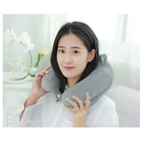 기내목베개 비행기 여행 기차 기내용 목베개 U자 베개 귀여운 목 비행기목베개