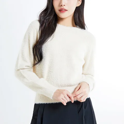 [날개사] 라운드넥 스웨터 (SPKWE4VW01-O)