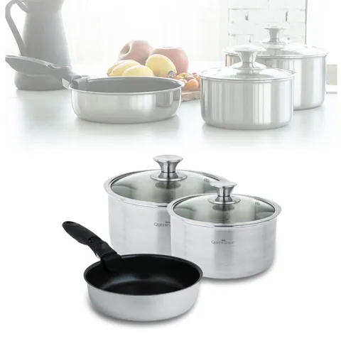 냄비세트 인덕션 후라이팬 통3중 하이라이트 냄비 소테팬 인덕션냄비