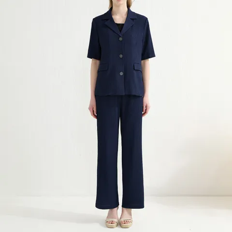 C.크링클 썸머 셋업 3종(자켓+팬츠+이너)