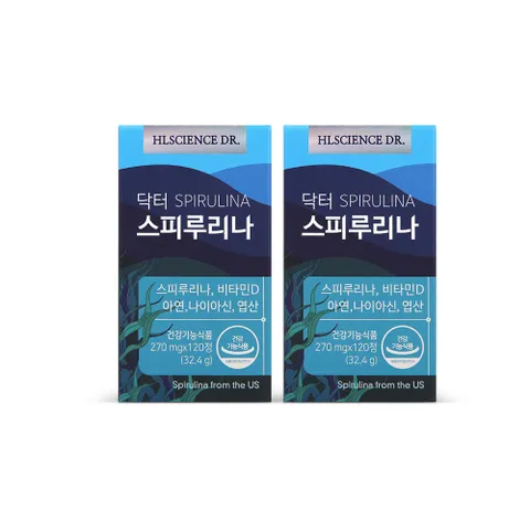 [VIP] 닥터 스피루리나 2개월 120정x2병