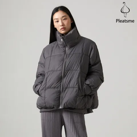 [최초가 238000원] 스퀘어 퀼팅 덕다운 패딩 점퍼_EDJKW224028