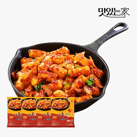 [석관동떡볶이] 기름쌀떡볶이 4팩