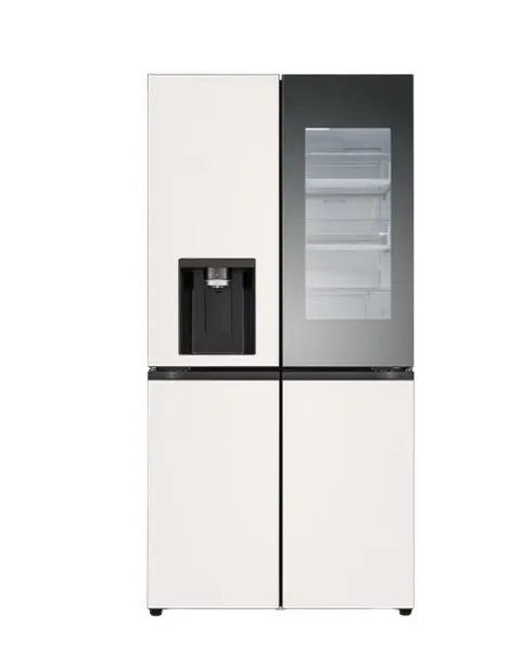 렌탈 LG전자 얼음정수기 냉장고 오브제 4도어 노크온 W824GBB472S 60개월 131,500