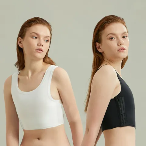 가슴작아보이는브라 압박브라 스포츠브라 큰가슴브라 데일리 패션