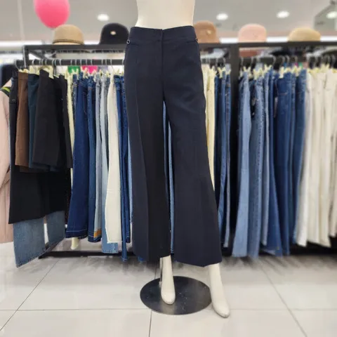 여성 정장 24신상 여름 와이드 팬츠 브랜드 바지JEU4WTP0040_US