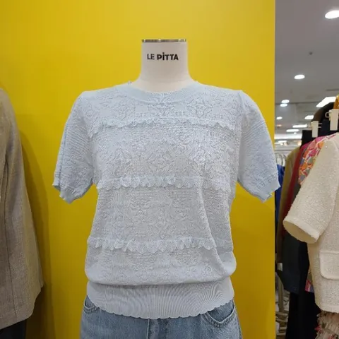 DP01 프릴조직니트 L252BSW605 (33935665)