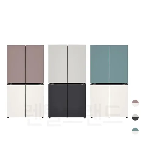 LG 냉장고렌탈 오브제컬렉션 디오스 베이직 4도어 냉장고 870리터 (T873M) 등록비 전액지원
