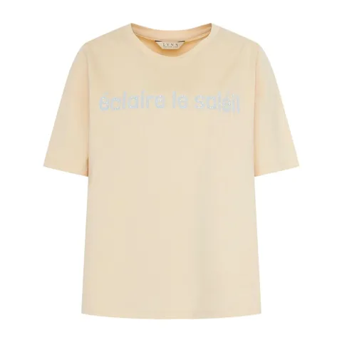 솔리드 레터링 티셔츠(LWTSOG3200/화이트,베이지)_DG