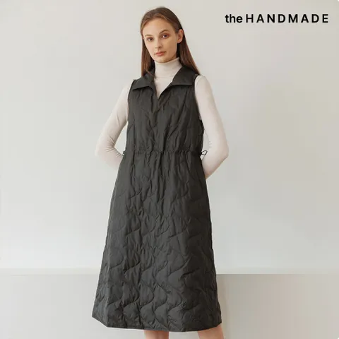 [최초가 99000원] [55~88] 퀼팅 패딩 덕다운 원피스