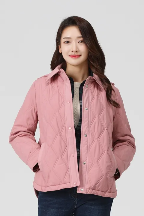 여성 겨울 후드변형퀼팅패딩점퍼 1K81304