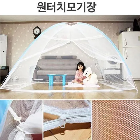 샤인빈 싱글원터치모기장 120x200 모기장텐트 침대모기장 방장모기장 모기장 모기장용품