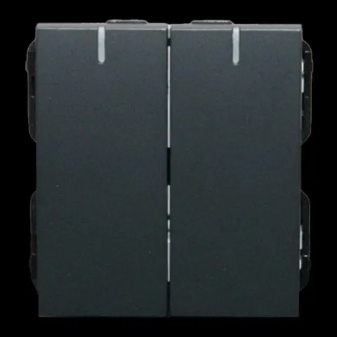 스위치 조합 유럽형(DB) 2구3로 (블랙 A77-K02B) 자재