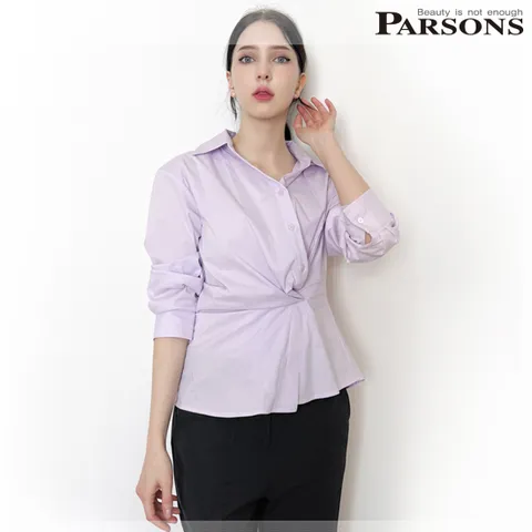 [파슨스][Flat White] Pin Wrap Blouse (PW2S2BL03)