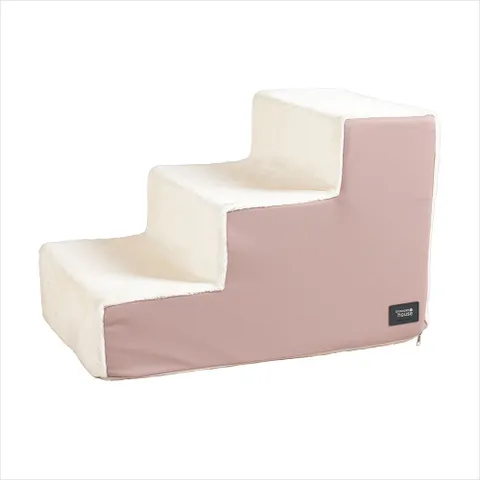 D11 베이직3단 스텝 핑크 침대 소파 강아지계단 강아지스텝 애견스텝 반려견계단