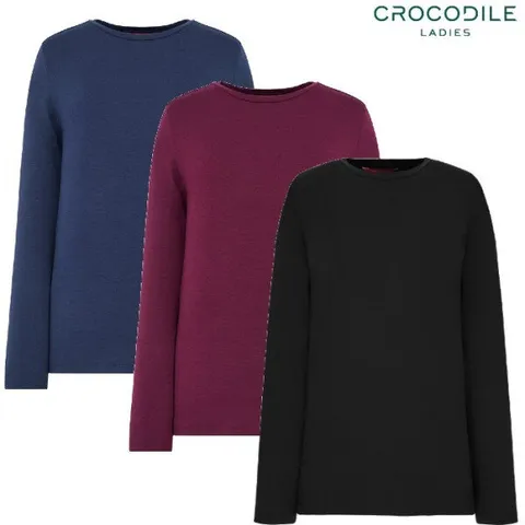 (CLDWUW901) 라운드 풀오버 이너 티셔츠_GN