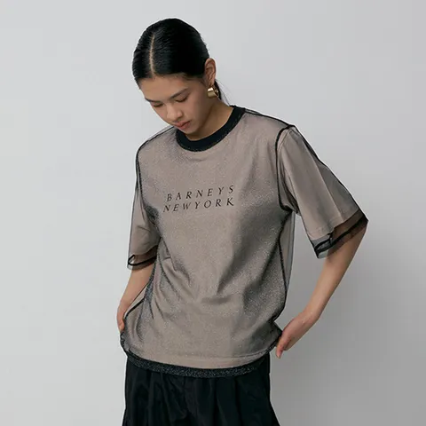 [최초가 79,000원]조이 시스루 레이어드 티셔츠