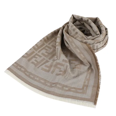 [명품]  FF 자카드 울 머플러 FXT069 AUM1 F0QD3