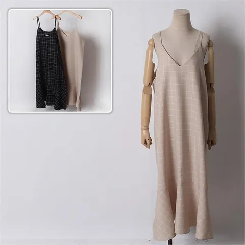 [SidMarket] 밑단플레어새틴원피스 21D325G 빅사이즈 여성의류 (6892329A)