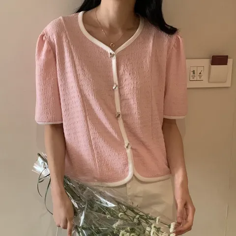 빅사이즈 306 썸머스판블라우스가디건 DDDP502