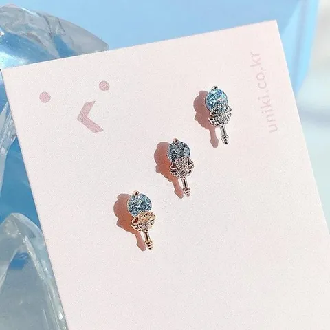 [낱개판매] 물의 여신 아쿠아 귓바퀴 피어싱 (8995050)