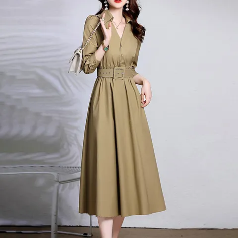 포코노밴딩원피스+벨트 캐주얼원피스 롱원피스 엄마옷 여성정장 하객원피스 봄원피스 키작녀원피스 데일리 봄원피스 간절기