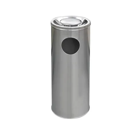 실외에서 사용하는 270 X 680mm 재떨이 겸용 휴지통 오피스텔휴지통 관공서휴지통 빌딩휴지통 사