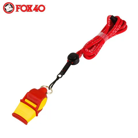 에이치플러스몰 폭스 스포츠호각 호루라기 소닉블라스트(레드.옐로우) 스포츠호각 소닉블라스트