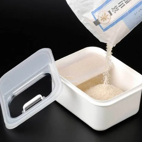 에이치플러스몰 6kg 미니 쌀통 서랍용쌀통 진공쌀통 원룸쌀통 1인용쌀통 원룸쌀통 쌀항아리