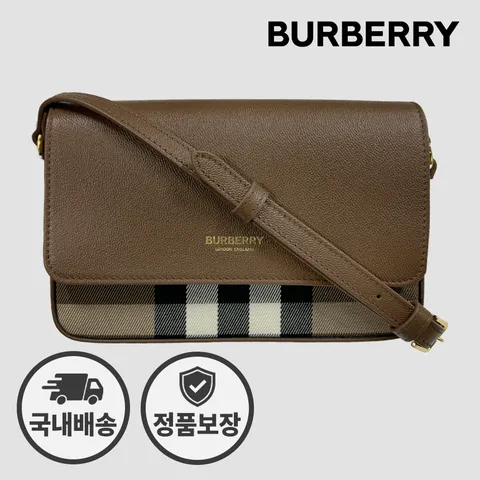 미니 크로스백 뉴 햄프셔 체크 80845001 81072701 브라운