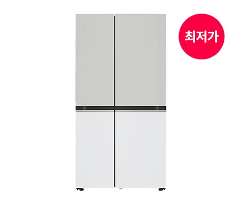 렌탈 LG 냉장고 양문형 2도어 오브제컬렉션 652L S634MGW12Q 60개월 44900