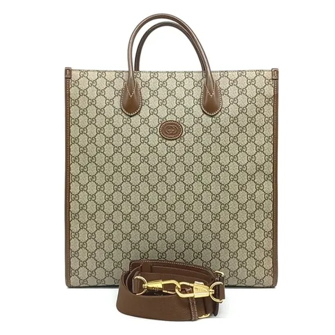 [구구스]중고명품  인터로킹 G 미디엄 토트겸 숄더백 (674155) (NO 10343641)