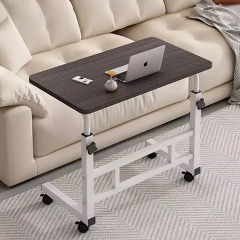 높이조절 사이드테이블 이동식 거실 침대 간이 80X40 높이조절테이블 보조테이블