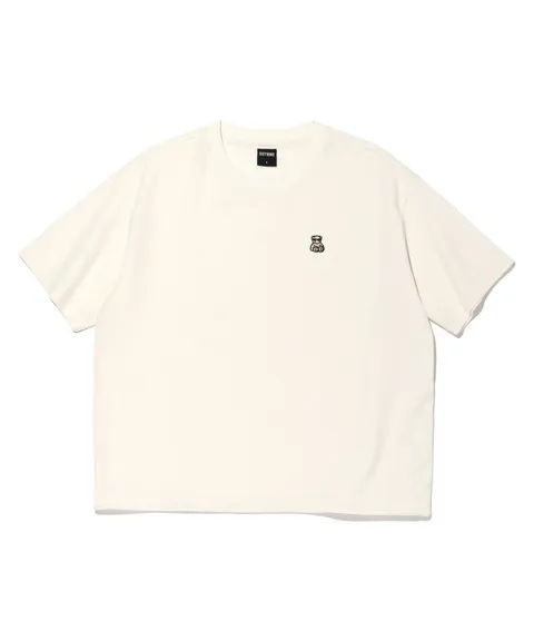 레트로베어 스트링 반팔티 IVORY (LO7TF424-003)_GJA