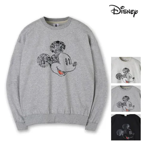 [하프클럽] 디즈니 미키마우스 프린팅 남여공용 맨투맨(MIM001)