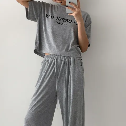 (SET)투데이크롭세트 여름 트레이닝복세트