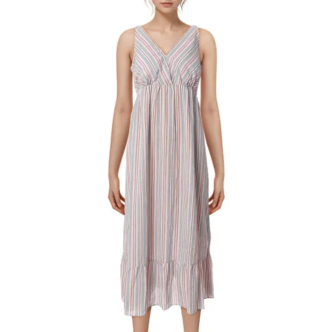 [롯데백화점](언더웨어)](캡내장)휴양지룩 순면 여성컵원피스 {GW1936TT}