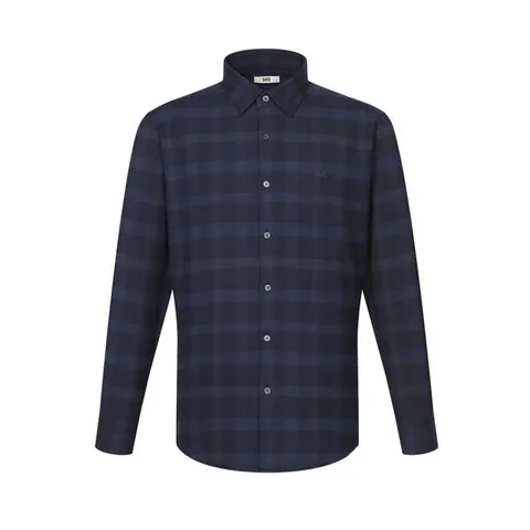 [롯데백화점](셔츠)]25FW 기모 폴리혼방 미듐체크 캐주얼 셔츠 레귤러핏(DLW1SHCL142-K1)사_은품