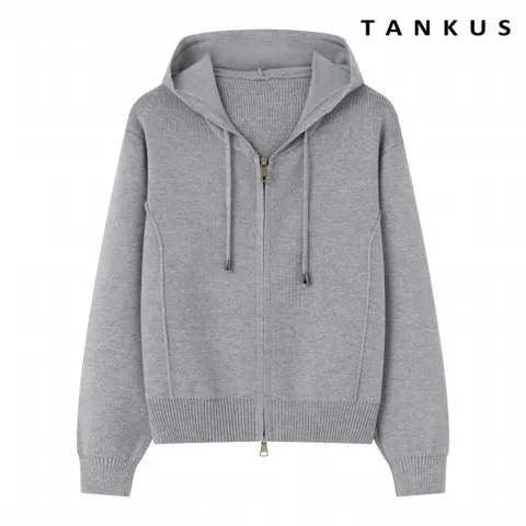 정상가:69,000원: ㅣ 후드 투웨이 집업 니트 가디건 (TX4CD005L0)