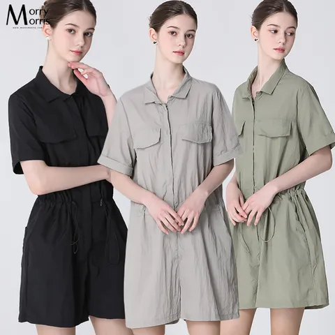 바스락 스트링 점프수트